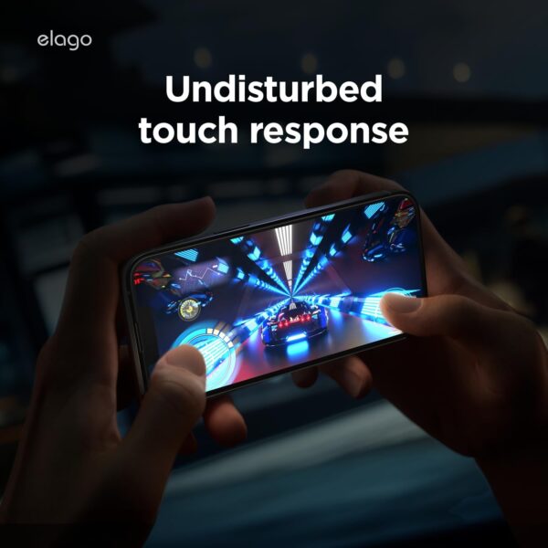 elago Tempered Glass designed for iPhone 16E (2025) Screen Protector - [1 PACK] - Image 6