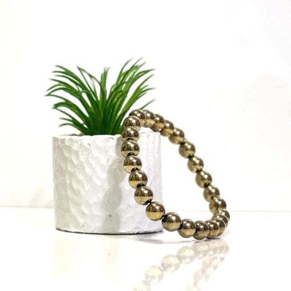 ZUBY CRYSTALS Pyrite Stone Original Stone and Bracelet for Vastu/Working Table Decore/Wealth and Bussiness Luck with Increased Will Power and Manifestation - Image 6