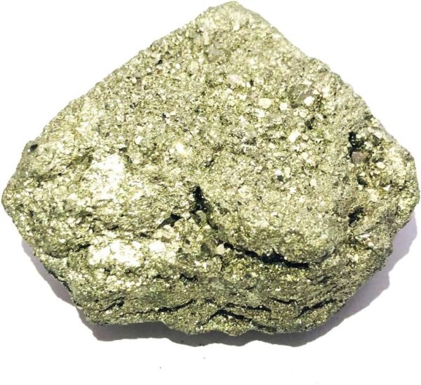 CrystalMiracle Golden Pyrite 120 Grams Gemstone Rock Crystal Healing Reiki Feng Shui Gift Psychic Energy Peace Wellness Handcrafted Vaastu - Image 2