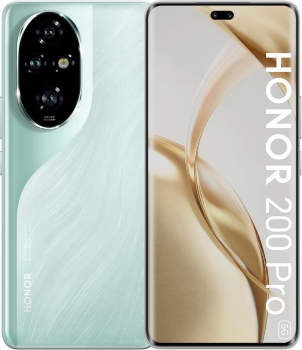 HONOR 200 Pro 5G 12GB RAM + 512GB Dual SIM Ocean Cyan With Free GIFTS & Screen Damage Protection* - UAE Version - Image 2