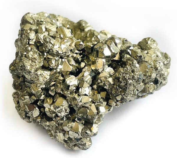 CRIKI Certified Original Pyrite Stone Cluster - Natural, Energized Golden Pyrite for Healing, Willpower, Money manifestation, Vastu, and Business - 50 to 90 GM - Image 2