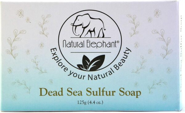 Natural Elephant Dead Sea Sulfur Soap 4.4 oz (125 g) - Image 4