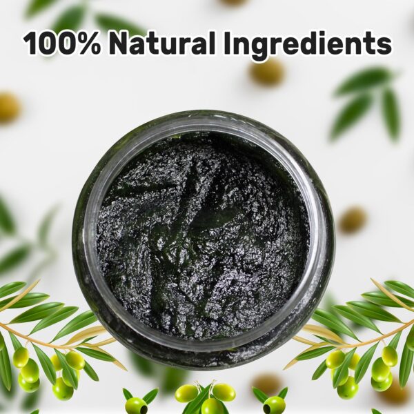 ECOLYTE+ Disinfectant La Parisienne Natural Moroccan Soap Olive oil, All Skin Types, Purifying, Cleansing, Exfoliating for Moroccan Hammam, black soap Natural Organic Essential Oil (Olive Oil, 500 g) - Image 3