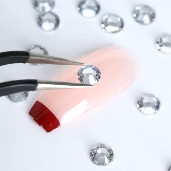 GAVIYE 3792 Pieces Flatback Rhinestones for Crafts,Nail Gems Gemstones Crystals Jewels,Craft Glass Diamonds Stones Bling Rhinestone with Tweezers and Picking Pen(SS6~SS20 Silver) - Image 6