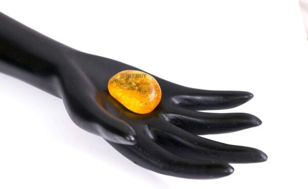 REBUY Yellow Citrine Tumble Stone | Natural Original Citrine Stone Help To Attract Wealth, Success, & Good Fortune, Associations With Abundance, Prosperity, and Positivity | Pack Of 1 Wgt. Upto 20gms - Image 4