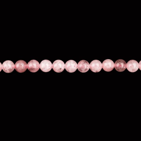 Filluck Natural Crystal Beads 6mm Rose Quartz Polished Round Smooth Gemstone Beads for Jewellery Making 15 Inch(Rose Quartz,6mm) - Image 4