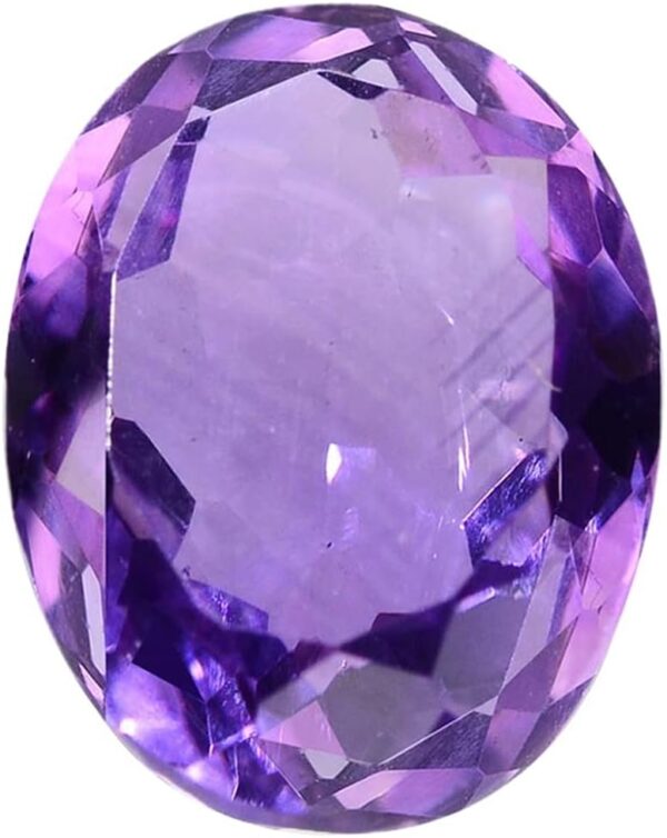 REBUY Amethyst Stone Natural Crystal Healing Amethyst Gemstone, Color Purple, Weight 6-7 carat, Lab Certificate - Image 2