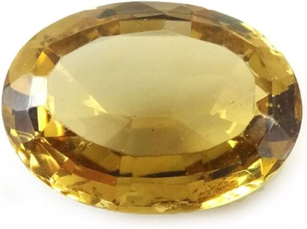REBUY Citrine Stone Crystal Healing Gemstone Citrine Gemstone, Lab Certificate, Weight 6 Carat Approx. - Image 2