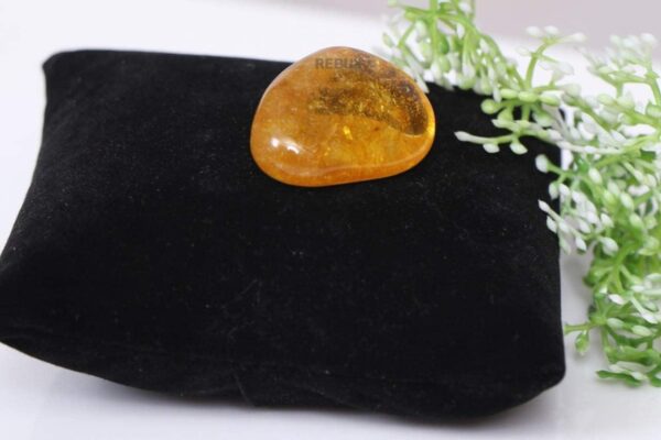 REBUY Yellow Citrine Tumble Stone | Natural Original Citrine Stone Help To Attract Wealth, Success, & Good Fortune, Associations With Abundance, Prosperity, and Positivity | Pack Of 1 Wgt. Upto 20gms - Image 3