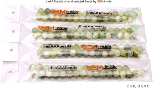 JOE FOREMAN 2mm Hematite Semi Precious Gemstone Round Loose Beads for Jewelry Making Sliver Color DIY Handmade Craft Supplies 15" 190-200 Pcs - Image 4