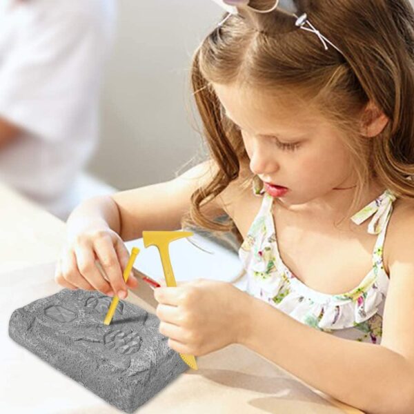 Bambibo Gemstone Dig Kit For Kids - Real Gem Digging Kit For Kids | Crystal Digging Kit For Kids | Dig For Gemstones And Crystals | Kids Archaeologist Kit | Gemstone Dig Kit For Kids 8-12 - Image 8