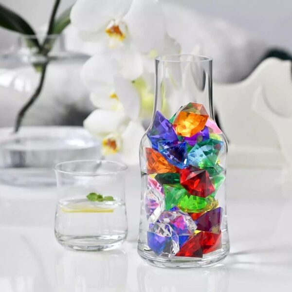Excefore Acrylic Diamond Gems, Gems for crafting, Gemstones, Plastic Gems, Large Acrylic Gems, Plastic Gemstones for Kids, Jewels Bulk, Treasure Chest Hunt Party Favors for Kids, Multicolor - Image 4