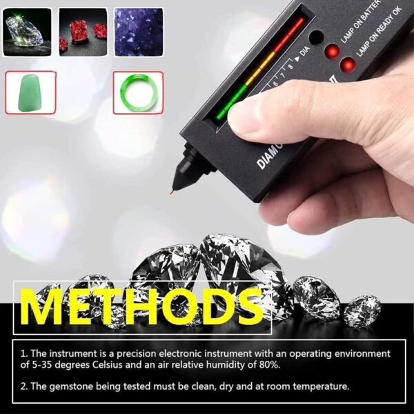Portable Diamond Selector II Moissanite Gemstone Tester Tool H8809 - Image 3