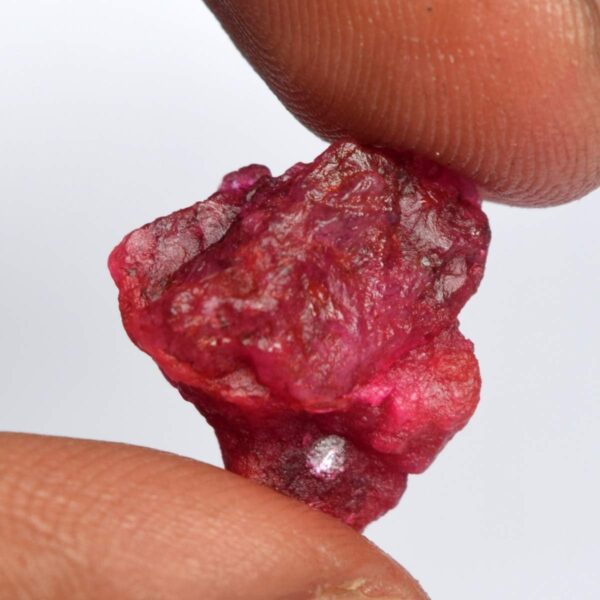GEMHUB Gemstone Red Ruby 9.00 Carat Rough Stone Healing Crystal Stone Raw Uncut Ruby Gemstone Jewelry For Women And Mens - Image 4