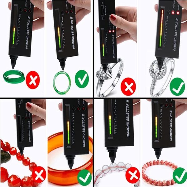 Portable Diamond Selector II Moissanite Gemstone Tester Tool H8809 - Image 4