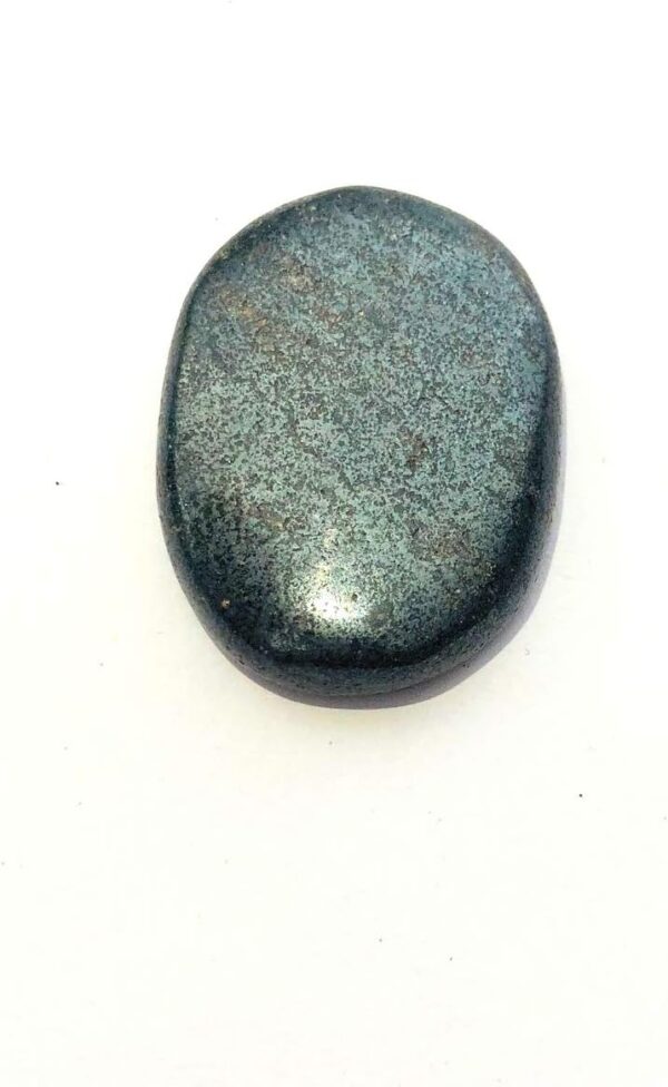 crystalmiracle Hematite Thumb Stone Crystal Healing gemstone Wellness Peace Meditation Worry Stone Gift Handcrafted - Image 2