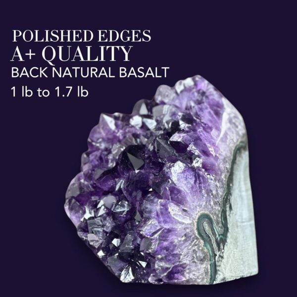 Deep Purple Project Amethyst Clusters Quartz Crystal Geode 1/2 Lb to 1 Lb Plus: Premium Gift Box Spiritual Healing Stone - Image 3