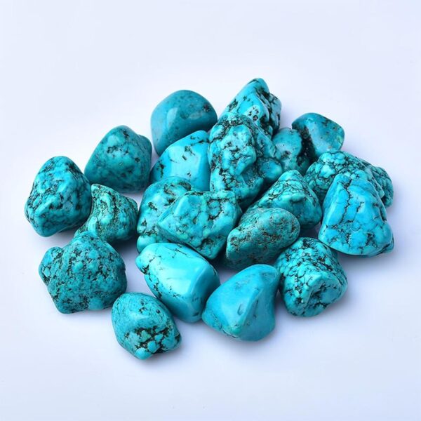 THE WHITE SHOP 100g, Natural Turquoise Crystal Raw,Decorative Gemstones (Mixed) - Image 2
