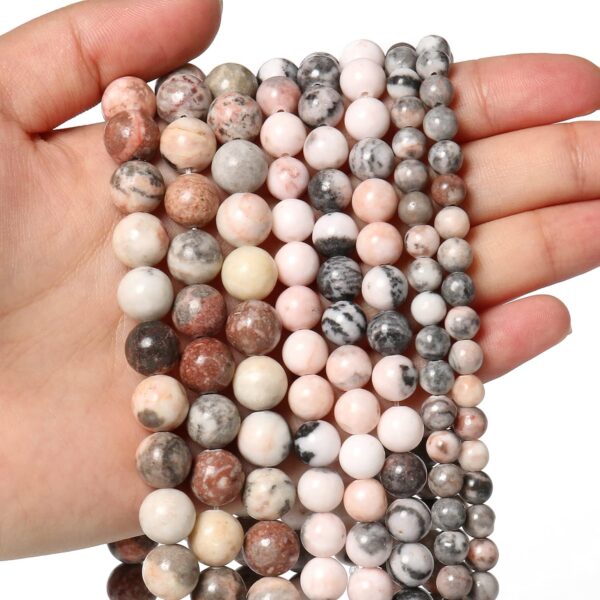 6/8/10mm Natural Stone Beads Energy Crystal Healing Power Gemstone Round Loose Beads for Jewelry Making - Image 2