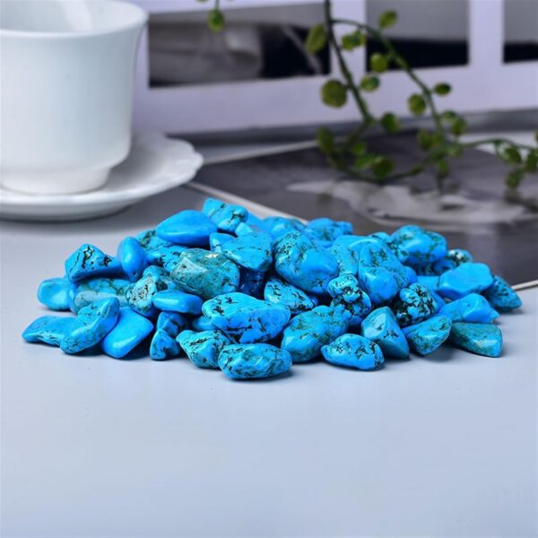 THE WHITE SHOP 100g, Natural Turquoise Crystal Raw,Decorative Gemstones (Mixed) - Image 6