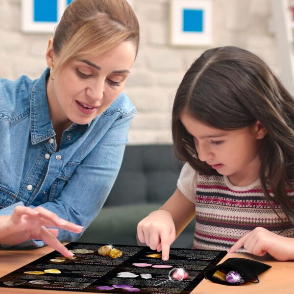 XXTOYS Crystal Mining Kit Gems Dig Kit for Kids with Real Crystals Rock Digging Kit Excavate Gemstones and Minerals Geology Science STEM Toys Gift for Kid - Image 3