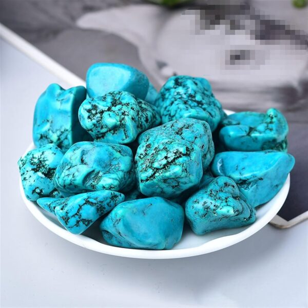 THE WHITE SHOP 100g, Natural Turquoise Crystal Raw,Decorative Gemstones (Mixed) - Image 7