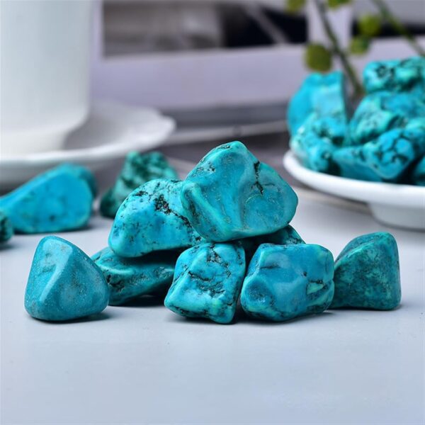 THE WHITE SHOP 100g, Natural Turquoise Crystal Raw,Decorative Gemstones (Mixed) - Image 4