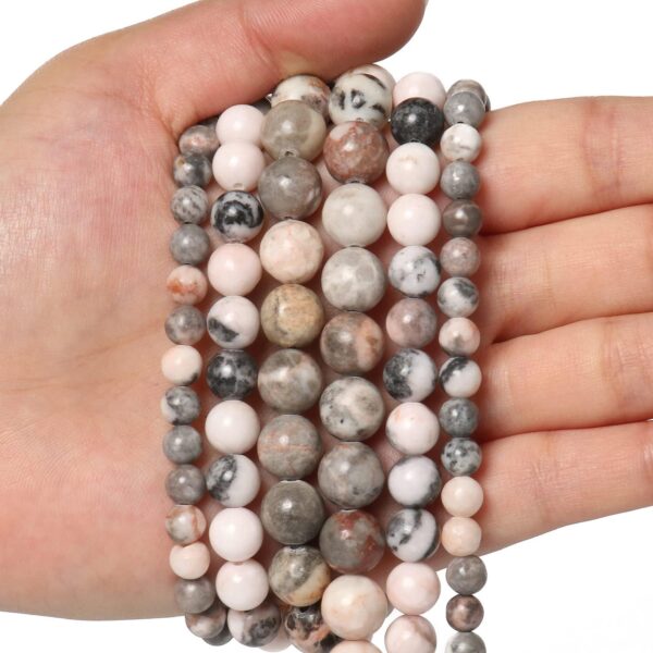 6/8/10mm Natural Stone Beads Energy Crystal Healing Power Gemstone Round Loose Beads for Jewelry Making - Image 4