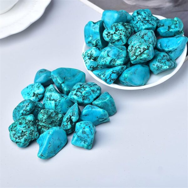THE WHITE SHOP 100g, Natural Turquoise Crystal Raw,Decorative Gemstones (Mixed) - Image 3