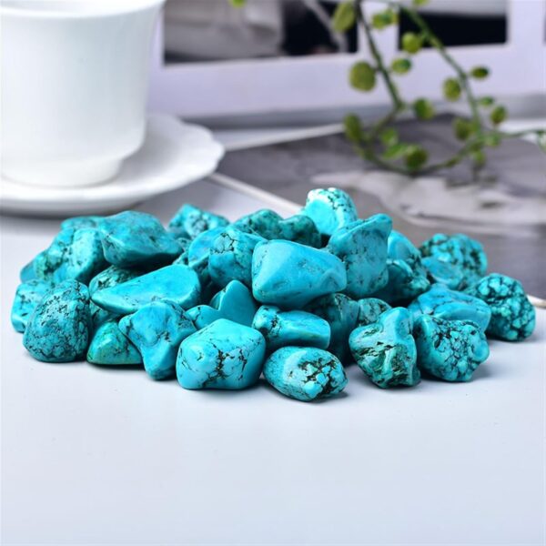 THE WHITE SHOP 100g, Natural Turquoise Crystal Raw,Decorative Gemstones (Mixed) - Image 5