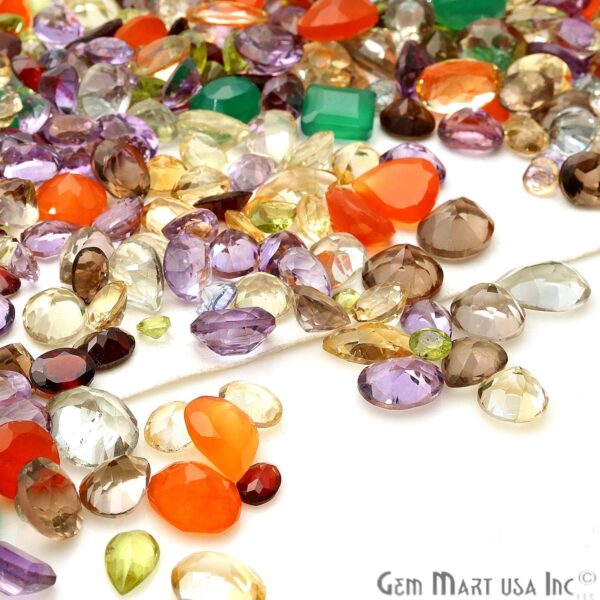 GemMartUSA Loose Gemstone 100+ Carats Mixed Gems Wholesale Lot. Natural Faceted Semi Precious - Image 6