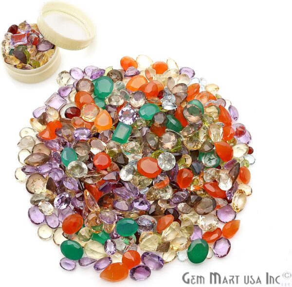 GemMartUSA Loose Gemstone 100+ Carats Mixed Gems Wholesale Lot. Natural Faceted Semi Precious - Image 3