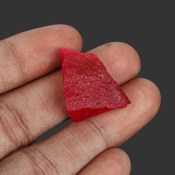 GEMHUB Gemstone Red Ruby 9.00 Carat Rough Stone Healing Crystal Stone Raw Uncut Ruby Gemstone Jewelry For Women And Mens - Image 7