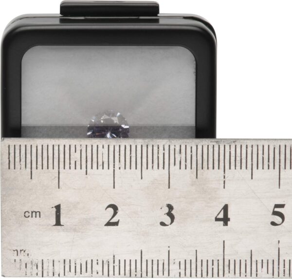 POKOFO Glass Top Loose Diamond or Gemstone Display Box Case Holder Show Container Metal (Black) - Image 4