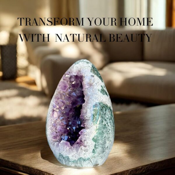 Deep Purple Project Amethyst Clusters Quartz Crystal Geode 1/2 Lb to 1 Lb Plus: Premium Gift Box Spiritual Healing Stone - Image 10