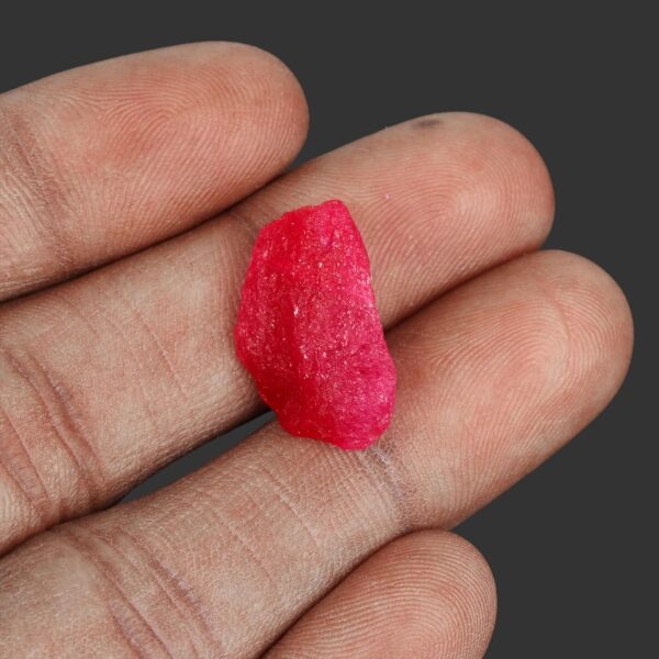 GEMHUB Gemstone Red Ruby 9.00 Carat Rough Stone Healing Crystal Stone Raw Uncut Ruby Gemstone Jewelry For Women And Mens - Image 5