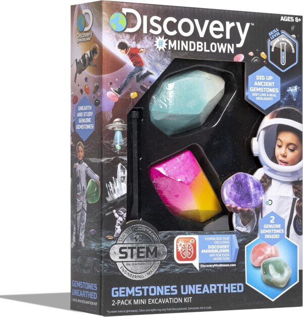 Discovery TOY EXCAVATION KIT MINI GEMSTONE 2PC - Image 2