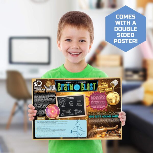 Discovery #MINDBLOWN Mini Unearthed Gemstones Dig Set, 2 Pack Excavation Kit w/Chisel, App & Poster, Interactive Archaeology Geology Experiment, Fun & Educational Science STEM Toy for Kids 6+ - Image 8